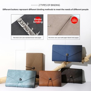 Carnet <span class=keywords><strong>de</strong></span> voyage rétro à feuilles mobiles TN Planner, format A6, portable, relié en cuir, édition personnalisée, cadeau - Product Image 2