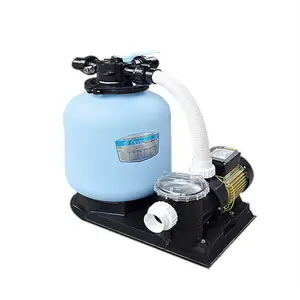 Multi valves rapid swimming pool fiberglass tank top mount water well sand filter