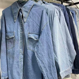 Camisas de mezclilla usadas a precio económico, venta al por mayor, camisas casuales de manga larga <span class=keywords><strong>para</strong></span> hombres y mujeres <span class=keywords><strong>en</strong></span> el mercado africano, <span class=keywords><strong>ropa</strong></span> usada. - Product Image 5