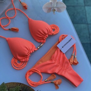 Fabricant de maillots de bain, maillots de bain de plage léopard pour femmes de haute qualité, maillots de bain personnalisés avec logo imprimé - Product Image 2