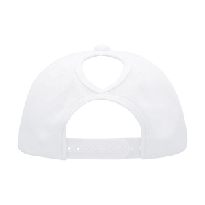 White 6-Panel <b>Baseball</b> <b>Cap</b> Cotton Fitted Adjustable Casual Hat Solid Color Adult Size Custom Logo Factory price <b>Plain</b> hats - Product Image 2