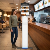 Terminaux de caisse enregistreuse, borne de paiement avec lecteur de carte, réponse rapide, machine de billetterie automatique pour cinéma