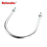 Collier de serrage en U en acier galvanisé - Série UB (M6-M12, fixation réglable pour tuyaux CVC et plomberie)