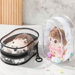 High Quality 15cm Doll Bag Display Bag With Keychain Hanging Random Mysterious Blind Box Storage Bag Transparent PVC Pouch - Product Image 1
