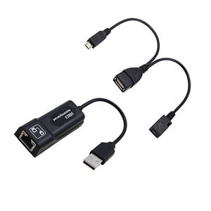 USB2.0 M USB การ์ดเครือข่ายสำหรับ Amazon <span class=keywords><strong>Fire</strong></span> <span class=keywords><strong>Stick</strong></span> หรือ <span class=keywords><strong>Fire</strong></span> <span class=keywords><strong>RJ45</strong></span>อะแดปเตอร์100ถึง TV3พร้อมสายอะแดปเตอร์ - Product Image 3