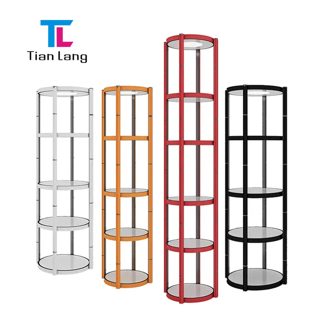 TianLang Trade show promotional AdvertisingTwist Tower folding showcase Display counter