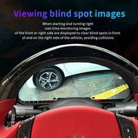 Écran de tableau de bord virtuel 12,3'' pour Ford Mondeo 2013-2021, panneau d'affichage du combiné d'instruments, interface utilisateur colorée, écran LCD de voiture avec CarPlay