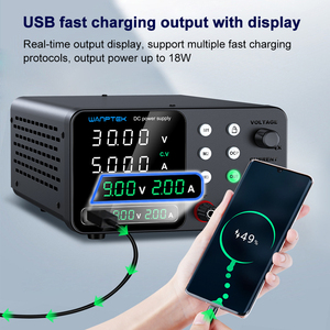 แหล่งจ่ายไฟฟ้ากระแสตรงแบบปรับค่าได้ WANPTEK TPS-C305 ซีรีส์ สำหรับงานในห้องปฏิบัติการ แบบเอาต์พุตเดี่ยว <span class=keywords><strong>30V</strong></span> <span class=keywords><strong>5A</strong></span> - Product Image 3