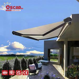 <span class=keywords><strong>Auvent</strong></span> électrique rétractable résistant à la pluie avec drainage indépendant et éclairage LED, <span class=keywords><strong>auvent</strong></span> cassette complet <span class=keywords><strong>pour</strong></span> patio, jardin, balcon - Product Image 1