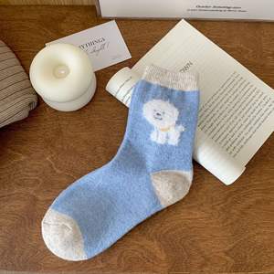 कार्टून कुत्ते महिलाओं के मोजे सुंदर कावाई हरजाकुु शरद शरद ऋतु ऋतु के फैशन कुत्ते ने महिला व्यवसाय क्रिसमस उपहार - Product Image 3