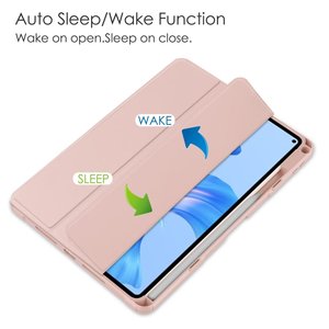 Étui pour tablette Huawei <span class=keywords><strong>MatePad</strong></span> <span class=keywords><strong>Pro</strong></span> <span class=keywords><strong>11</strong></span> pouces 2022, ultra fin, pliable en trois parties, en cuir PU + acrylique - Product Image 4