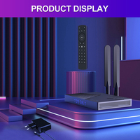 Boîtier TV Android 12 RK3566 4K Ultra HD Quad Core DDR4 Double WiFi Gigabit LAN Lecteur multimédia intelligent