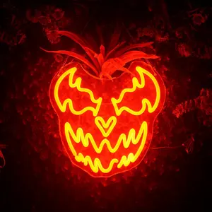 Giaguarsign produttore personalizzato Happy Halloween Party Neon Sign decorativo Halloween Neon Decor