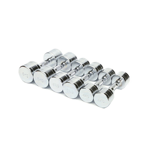 Mancuerna de Acero de Lujo Guli Fitness, Mancuerna Electrochapada, Mancuerna de Hierro Fundido OEM/ODM, Mancuerna Cromada para Levantamiento de Pesas para Damas - Product Image 4
