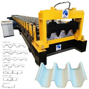 Máquina Popular para Láminas de Acero para Cubiertas, Máquina Personalizada 688 para Cubiertas de Piso, Máquina para Láminas de Acero para Pisos Metálicos, Fabricante Chino - Product Image 1
