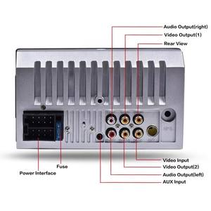 Radio de Auto Universal 7010B de 7 Pulgadas y 2 Din, Reproductor MP5, Cámara de Visión Trasera, Electrónica para Auto, BT, FM, Mirror Link, Reproductor de <span class=keywords><strong>DVD</strong></span> para Auto - Product Image 4