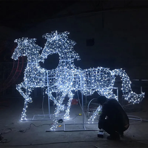 في الهواء الطلق للماء IP67 تصنيف 3D الدب الحيوانات أدى أضواء عيد الميلاد الزخرفية زخارف الإضاءة الزينة - Product Image 6