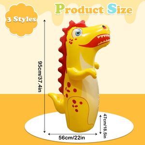 Oferta Especial: Saco de Boxeo Inflable de Dinosaurio, Juguete de Boxeo Rebotador para Niños, para Interiores y Exteriores - Product Image 2