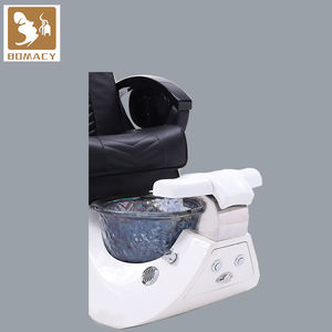 Fauteuil de pédicure et de massage multifonctionnel en cuir PU bleu moderne avec garantie de 3 ans pour salon de beauté - Product Image 5