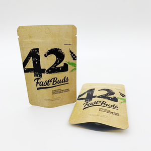 Factory Price Custom Foil Zip Lock Small Packaging Thick Food Grade Seed Buds Circle Custom Logo Mylar Bags - Product Image 4