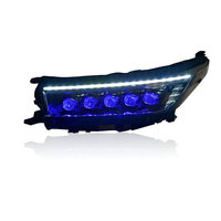 JH pour Toyota Highlander 2018-2020, ensemble de phares LED modifiés, lentille en cristal matriciel, DRL, clignotant séquentiel