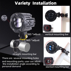 Work Light 6000K S11 Led Headlight High Low Beam With Switch Mini Driving Light Motorcycle Led Light - Product Image 3