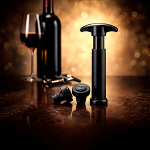 <b>Wine</b> Saver <b>Pump</b> Reusable Plastic Stopper for <b>Wine</b> Bottle Preservation Modern Bar Accessory - Product Image 1