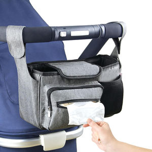 Bolsa Organizadora Universal para <span class=keywords><strong>Cochecito</strong></span> al por Mayor con Portavasos, Correa para el Hombro, Gran Capacidad de Almacenamiento, Fabricante OEM, Accesorio para <span class=keywords><strong>Cochecito</strong></span> - Product Image 2