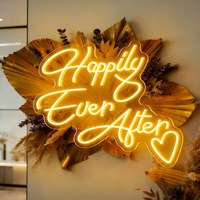 Enseigne néon LED personnalisée en forme de cœur, directement de l'usine, pour mariage, événement, décoration de scène, vente en gros
