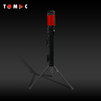 Lampes de travail portables étanches professionnelles TOMAC 5000lm, doubles, rechargeables, réglables, avec trépied, certifiées CE