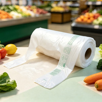 China Custom Plastic Groente Verpakkingszakken Voedselrolfolie Verpakking Bedrukte Transparante Plastic Fruitzak