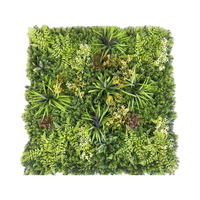 Vente d'usine : Panneaux de plantes artificielles en herbe verte écologiques résistants aux UV de 100 cm pour la décoration murale et de plafond intérieure