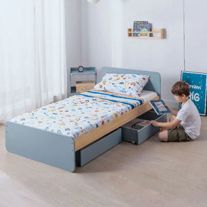 Letti Moderni per Bambini con Angoli Arrotondati, Struttura Letto Singolo Transizionale per Bambini da <span class=keywords><strong>Lettino</strong></span> - Product Image 2