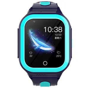 Smartwatch 동향 제품 2023 새로운 도착 전자 시계 KT24S 4g GPS 와이파이 위치 SOS 비디오 전화 소녀 소년