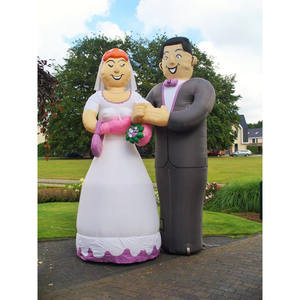 Hermosa muñeca inflable de 3,5 metros de altura con brazos levantados, chupete en la boca y babero <span class=keywords><strong>para</strong></span> niño o niña modelo de bebé inflable - Product Image 3