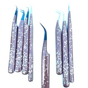 Pinzas para Pestañas de Volumen al por Mayor de Marca Privada, las Más Vendidas, con Punta de Fibra, Herramienta de Aislamiento para Extensiones de Pestañas, OEM - Product Image 1