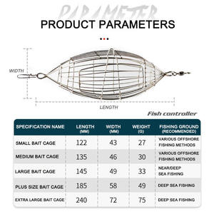Nanyou – Cage d'appât <span class=keywords><strong>en</strong></span> acier inoxydable, piège à carpe, équipement de <span class=keywords><strong>pêche</strong></span>, Cage à poulet, Cage à Olive - Product Image 2