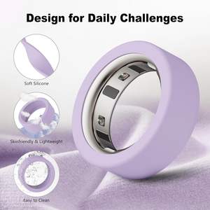 Casing Silikon Anti Air IP68 Snyeest App Control untuk IOS dengan Pelacak Aktivitas & Daya Tahan Baterai 5-10 Hari - Unisex - Product Image 5