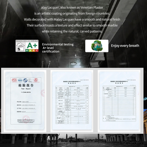 <span class=keywords><strong>Estuco</strong></span> <span class=keywords><strong>veneciano</strong></span> pulido, efecto de mármol liso hecho a mano, pintura de pared Premium ecológica - Product Image 4