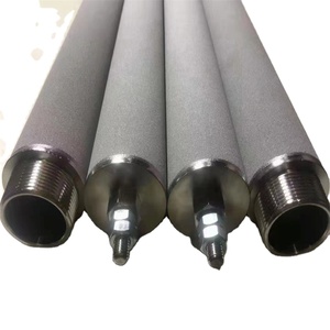 Cleanable 20 inch 0.2 micron thiêu kết Titan lọc nến lọc các yếu tố xốp - Product Image 1