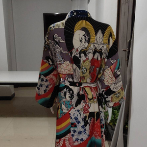 Copricostume da Spiaggia, Abiti Estivi, Vestito da Spiaggia, Copricostume Stile Kimono Giapponese - Product Image 6