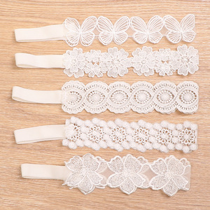 Nuove fasce per capelli da neonata 2026, con fiore fatato, per bambine 0-3 anni, morbide, delicate sulla pelle, elastici accessori per capelli - Product Image 1