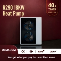 Pompe à chaleur R290 pour climat froid, monobloc air-eau, -30°C, pour le chauffage de la maison et l'eau chaude