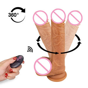 7 Geschwindigkeiten USB Charge Thrust ing <span class=keywords><strong>Anal</strong></span> Dildo <span class=keywords><strong>Vibrator</strong></span> Sexspielzeug für Erwachsene Riesiger Kristall Rotierender realistischer Dildo für Frauen - Product Image 1