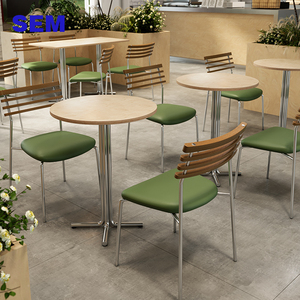 Table en bois moderne de luxe pour la maison, le bureau, la salle à manger d'hôtel, le salon ou l'appartement W-1 W-1 - Product Image 5