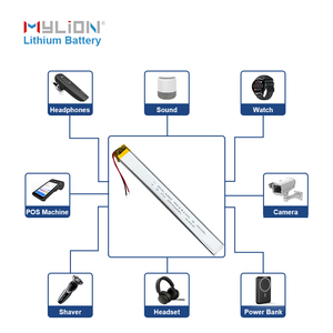 Mylion Top Brand Tragbare leichte <span class=keywords><strong>Li</strong></span>-Ionen-<span class=keywords><strong>Polymer</strong></span>-Batterie 3,7 V 800mAh für tragbare Geräte technologie und Smart Home-Geräte