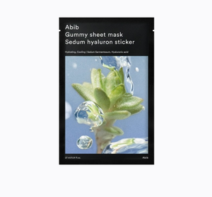 มาส์กหน้า Abib Gummy Sheet Mask Sedum สติ๊กเกอร์มาส์กเย็นสำหรับทุกสภาพผิว - Product Image 1