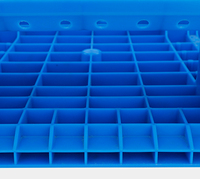 Palette en plastique robuste de 1100x1100x150mm 1200x800 de qualité alimentaire Euro Palet en plastique de 1200mm x 1200mm pour le stockage de produits chimiques/viande