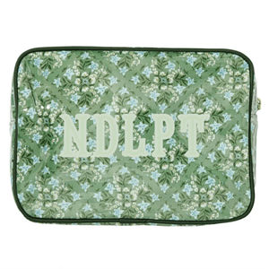 Sac cosmétique léger de poche florale de nuit de broderie pour le voyage ou le pointeur d'aiguille de compagnon de cadeau - Product Image 5