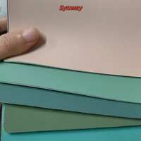 Kulit PU Silikon Ramah Lingkungan 1.6mm Tahan Api dan Tahan Hidrolisis, untuk Furnitur Berkelanjutan, Tas, dan Peralatan Olahraga